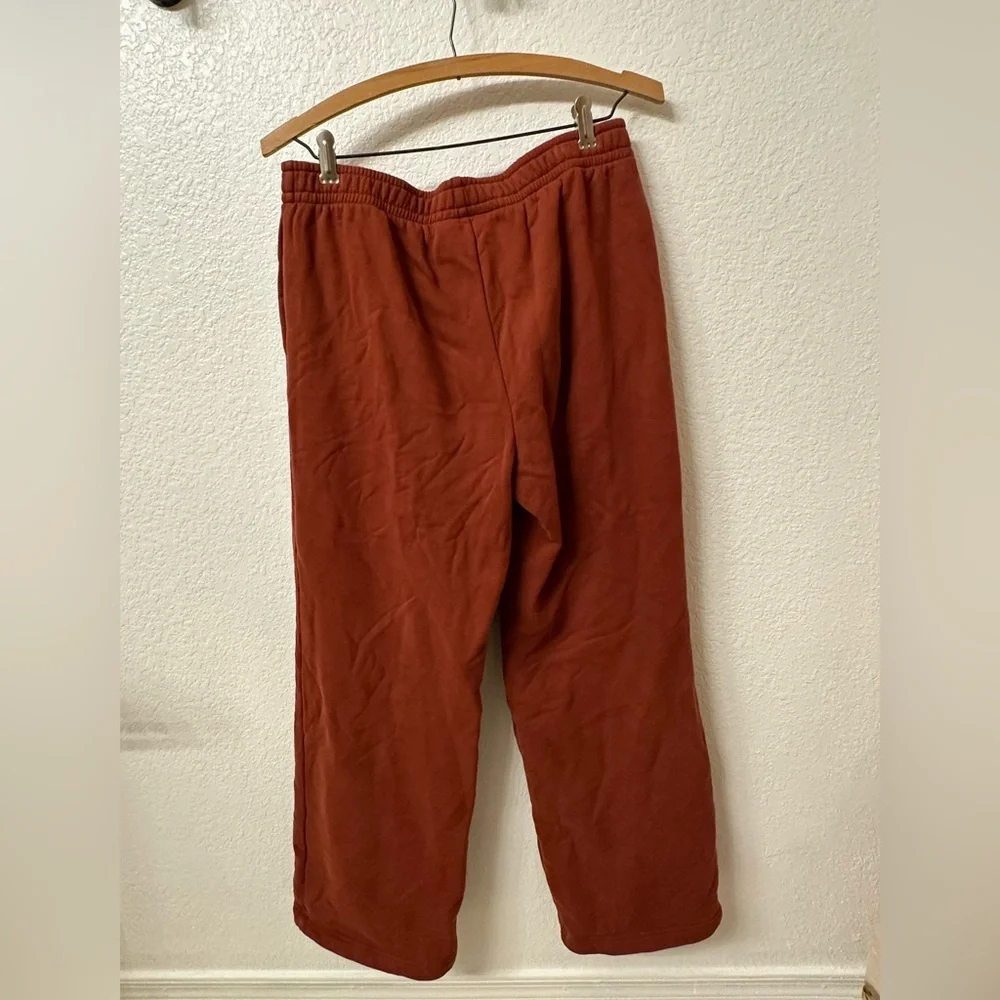 Reformation Kira Wide Leg Sweatpants Size Small Fig Jam Color - Picture 5 of 7
